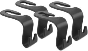 jktraders Car Backseat Headrest Hook, Hanger Car Multi Pocket(50 L)